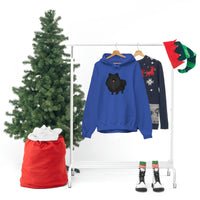 Black Pomeranian Unisex Heavy Blend™ Hooded Sweatshirt, S - 3XL, 6 Colors, Cotton/Polyester, FREE Shipping, Made in USA!!