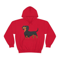 Dachshund Unisex Heavy Blend™ Hooded Sweatshirt, S - 5XL, 13 Colors, Cotton/Polyester, FREE Shipping, Made in USA!!