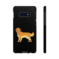 Golden Retriever Cell Phone Cases, Samsung, iPhone, Google, Impact Resistant, Dual Layer for Protection, FREE Shipping, Made in USA!!