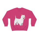 West Highland White Terrier Unisex Heavy Blend™ Crewneck Sweatshirt, S - 5XL, Cotton/Polyester, FREE Shipping, Made in USA!!