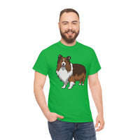 Shetland Sheepdog Unisex Heavy Cotton Tee