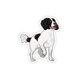 English Springer Spaniel Die-Cut Stickers, Water Resistant Vinyl, 5 Sizes, Matte Finish, Indoor/Outdoor, FREE Shipping, Made in USA!!