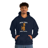 Airedale Terrier Unisex Heavy Blend Hooded Sweatshirt, S - 5XL, 12 Colors, Cotton/Polyester, FREE Shipping, Made in USA!!