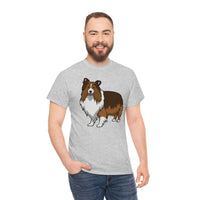 Shetland Sheepdog Unisex Heavy Cotton Tee