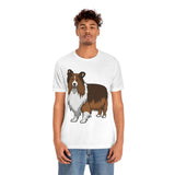 Shetland Sheepdog Unisex Jersey Short Sleeve Tee