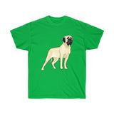 Mastiff Unisex Ultra Cotton Tee, 14 Colors Available, S-5XL, 100% Cotton, Made in the Usa!!