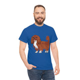 Ruby Cavalier King Charles Spaniel Unisex Heavy Cotton Tee, 12 Colors, S - 5XL, 100% Cotton, FREE Shipping, Made in USA!!