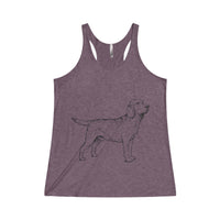 Labrador Retriever Tank Tops for Women Tri-Blend Racerback Tank