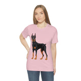 Doberman Pinscher Unisex Jersey Short Sleeve Tee