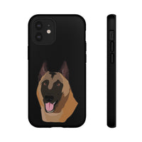 Belgian Malinois Tough Cell Phone Cases, Two Layers, Impact Resistant, Made in USA!!