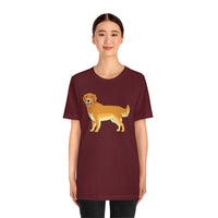 Golden Retriever Unisex Jersey Short Sleeve Tee