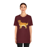 Golden Retriever Unisex Jersey Short Sleeve Tee