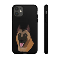 Belgian Malinois Tough Cell Phone Cases, Two Layers, Impact Resistant, Made in USA!!
