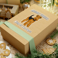 Airedale Terrier Kiss-Cut Stickers, 4 Sizes, FREE Shipping, Made in USA!!
