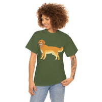 Golden Retriever Unisex Heavy Cotton Tee