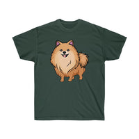 Pomeranian Unisex Ultra Cotton Tee, Made in USA