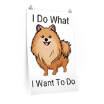 Pomeranian Premium Matte vertical posters, Made in USA!!