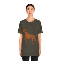 Rhodesian Ridgeback Unisex Jersey Short Sleeve Tee, S - 3XL, 16 Colors, Light Fabric Cotton, FREE Shipping, Made in USA!!