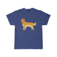 Golden Retriever Men's Short Sleeve Tee, S - 5XL, Preshrunk Cotton, Light Fabric, Relaxed Fit, FREE Shipping, Made in USA!!
