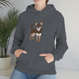 Chihuahua Unisex Heavy Blend Hooded Sweatshirt, Cotton/Polyester, S- 5XL, 13 Colors, Free Shipping, Made In Usa!!