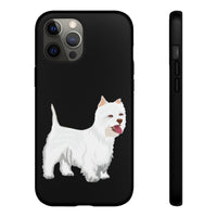 West Highland White Terrier Tough Cell Phone Cases, Impact Resistant, Matte or Glossy, FREE Shipping, Made in USA!!