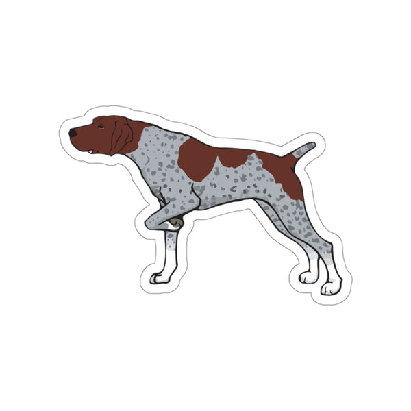 German Shorthaired Pointer Die-Cut Stickers, 5 Image Sizes, Water Resistant Vinyl, Indoor/Outdoor, FREE Shipping, Made in USA!!