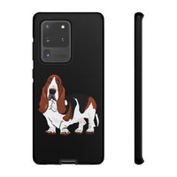 Basset Hound Tough Cases, 33 Sizes, Google, Samsung, iPhone, Matte or Glossy, Impact Resistant, Dual Layer Case, FREE Shipping, Made in USA!!