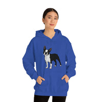 Boston Terrier Unisex Heavy Blend™ Hooded Sweatshirt, S - 5XL, 12 Colors, Cotton/Polyester, FREE Shipping, Made in USA!!