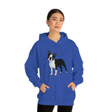Boston Terrier Unisex Heavy Blend™ Hooded Sweatshirt, S - 5XL, 12 Colors, Cotton/Polyester, FREE Shipping, Made in USA!!