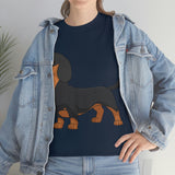 Dachshund Unisex Heavy Cotton Tee, S - 5XL, 12 Colors, Light Fabric, FREE Shipping, Made in USA!!