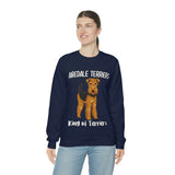 Airedale Terrier Unisex Heavy Blend Crewneck Sweatshirt, S - 3XL, 6 Colors, Loose Fit, FREE Shipping, Made in USA!!