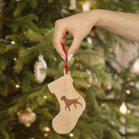 Rhodesian Ridgeback Wooden Ornaments, 6 Shapes, Solid Wood, Magnetic Back, Comes with Red Ribbon, FREE Shipping, Made in USA!!