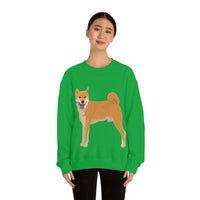 Shiba Inu Unisex Heavy Blend™ Crewneck Sweatshirt, S - 3XL, 6 Colors, Cotton/Polyester, Medium Heavy Fabric, FREE Shipping, Made in USA!!