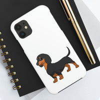 Dachshund Case Mate Tough Phone Cases, Impact Resistant, Wireless Charging, FREE Shipping, Made in USA!!
