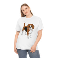 Beagle Unisex Heavy Cotton Tee, Made in the USA!!