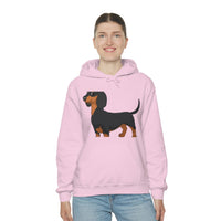 Dachshund Unisex Heavy Blend™ Hooded Sweatshirt, S - 5XL, 13 Colors, Cotton/Polyester, FREE Shipping, Made in USA!!