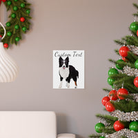 Border Collie Premium Matte vertical posters, 7 Sizes, Customizable, Personalized, FREE Shipping, Made in the USA!!