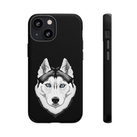 Siberian Husky Tough Cell Phone Cases, 33 Types of Cases, 2 Layer Case, Impact Resistant, FREE Shipping, Made in USA!!