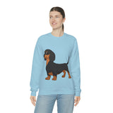 Dachshund Unisex Heavy Blend™ Crewneck Sweatshirt, S - 2XL, 14 Colors, Cotton/Polyester, Medium Fabric, FREE Shipping, Made in USA!!