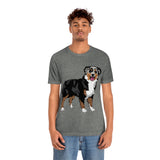 Australian Shepherd Unisex Jersey Short Sleeve Tee, XS-3XL, 14 Colors, Soft Cotton, Light Fabric, FREE Shipping, Made in USA!!