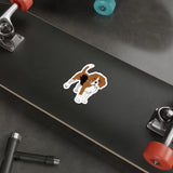 Beagle Die-Cut Stickers, Water Resistant Vinyl, 5 Sizes, Matte Finish, Indoory/Outdoor, FREE Shipping, Made in USA!!