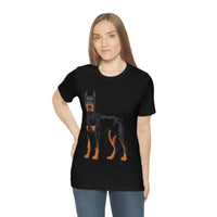 Doberman Pinscher Unisex Jersey Short Sleeve Tee