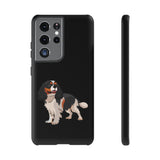 Tricolor Cavalier King Charles Spaniel Tough Cell Phone Cases, Glossy/Matte, Google, Samsung, iPhone, FREE Shipping, Made in USA!!