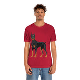 Doberman Pinscher Unisex Jersey Short Sleeve Tee