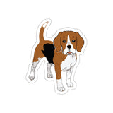 Beagle Die-Cut Stickers, Water Resistant Vinyl, 5 Sizes, Matte Finish, Indoory/Outdoor, FREE Shipping, Made in USA!!