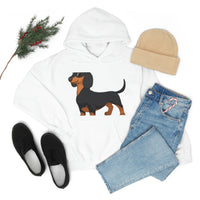 Dachshund Unisex Heavy Blend™ Hooded Sweatshirt, S - 5XL, 13 Colors, Cotton/Polyester, FREE Shipping, Made in USA!!