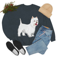 West Highland White Terrier Unisex Heavy Blend™ Crewneck Sweatshirt, S - 5XL, Cotton/Polyester, FREE Shipping, Made in USA!!