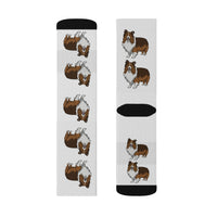 Shetland Sheepdog Sublimation Socks