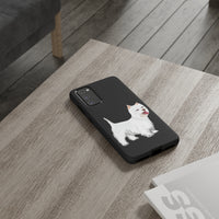 West Highland White Terrier Tough Cell Phone Cases, Impact Resistant, Matte or Glossy, FREE Shipping, Made in USA!!