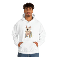 French Bulldog Unisex Heavy Blend Hooded Sweatshirt, S - 5XL, 12 Colors, FREE Shipping, Made in USA!!